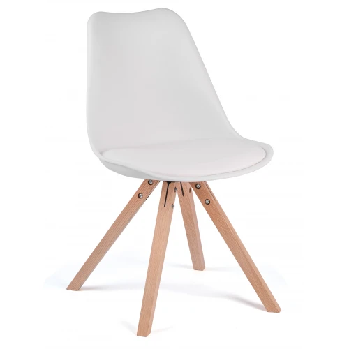 Krzesło nowoczesne skandynawskie Sofotel Verde białe